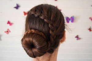 Lace Braid Ballerina Bun